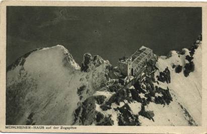 Münchener-Haus on the Zugspitze - Click Image to Close