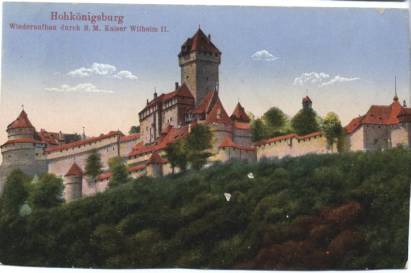Hohkönigsburg / Château du Haut-Kœnigsbourg bei Orschwiller - zum Schließen ins Bild klicken