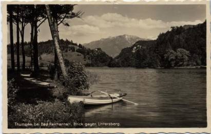 Thumsee near Bad Reichenhall - view to Untersberg - Click Image to Close