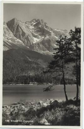 Eibsee with Zugspitze - Click Image to Close