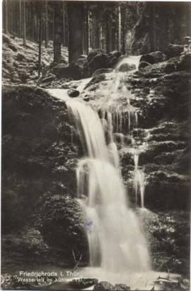 Friedrichroda i.Thür. - Waterfall in the cool valley - Click Image to Close