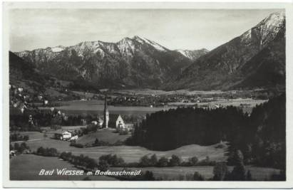 Bad Wiessee with Bodenschneid - Click Image to Close