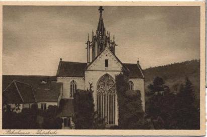 castle Bebenhausen - monastery church - Click Image to Close