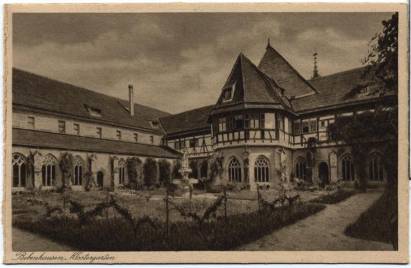 Schloß Bebenhausen - Klostergarten - zum Schließen ins Bild klicken