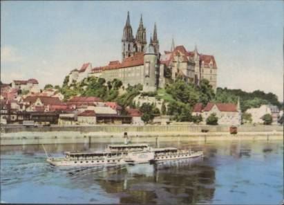 Meißen at Elbe - Albrechtsburg and cathedral - Click Image to Close