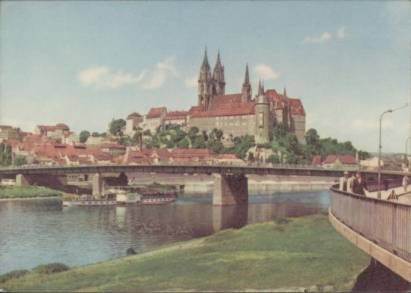 Meißen at Elbe - Albrechtsburg and Dom - Click Image to Close
