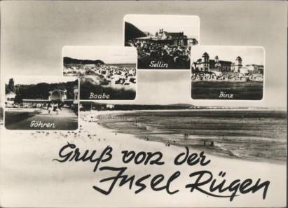 Gruß von der Insel Rügen - zum Schließen ins Bild klicken