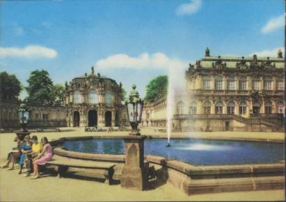 Dresden - Wallpavillon in the Zwinger - Click Image to Close