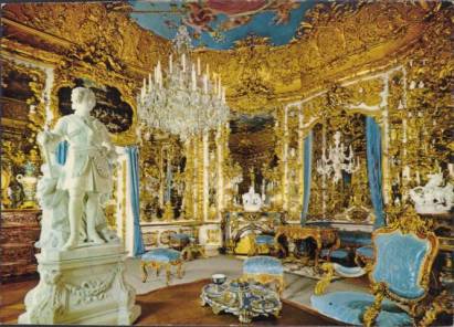 Königsschloss Linderhof - Spiegelsaal - zum Schließen ins Bild klicken