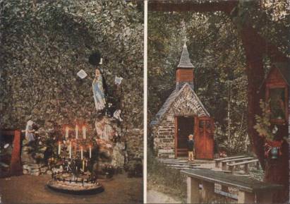 Lourdeskapelle im Bachemer Tal bei Ahrweiler - zum Schließen ins Bild klicken