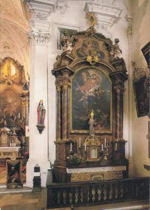 Hohenstadt-Ostalbkreis - Kirche Mariä Opferung - Patrizius Altar - zum Schließen ins Bild klicken