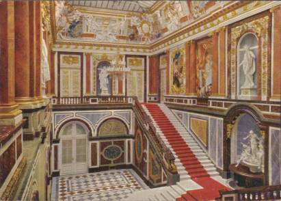 Royal Castle Herrenchiemsee - Staircase - Click Image to Close