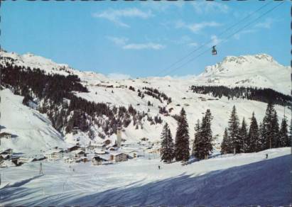 Lech a.A. with Rüflikopf Ropeway and Karhorn - Click Image to Close