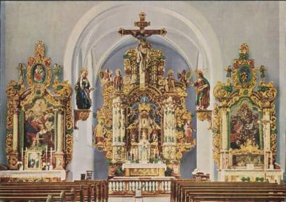 Triberg - Wallfahrtskirche "Maria in der Tanne" - zum Schließen ins Bild klicken