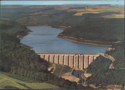 Olef dam near Hellenthal / Eifel - Click Image to Close