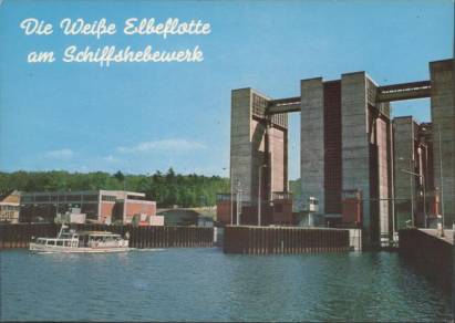 Lauenburg - boat lift Scharnebeck, "Weiße Elbeflotte" - Click Image to Close