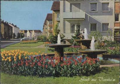 Viernheim - Springbrunnen - zum Schließen ins Bild klicken