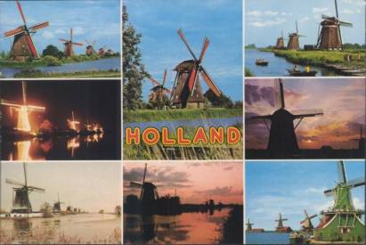 Holland - Windmühlen - zum Schließen ins Bild klicken
