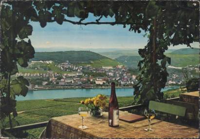 Rüdesheim - Blick auf Bingen - zum Schließen ins Bild klicken