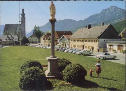 Anger - village place with Hochstaufen - Click Image to Close