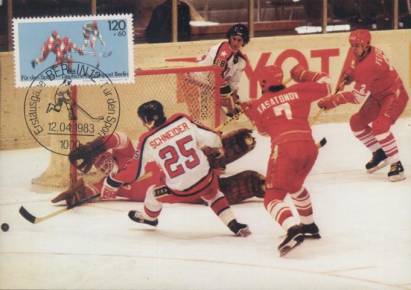Eishockey USA-UdSSR "Für den Sport" - zum Schließen ins Bild klicken