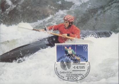 Kanu "Für den Sport 1985" - zum Schließen ins Bild klicken