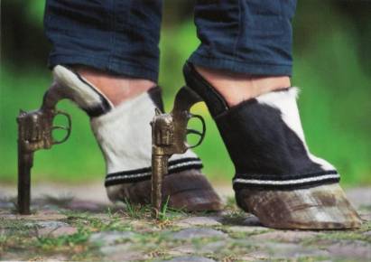 cool shoes with hooves and guns - Click Image to Close