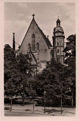 Leipzig Thomaskirche - zum Schließen ins Bild klicken