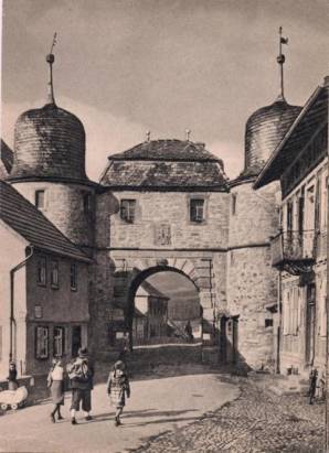 Tann (Rhön) Gate from the year sage " German Hiking 1960" - Click Image to Close