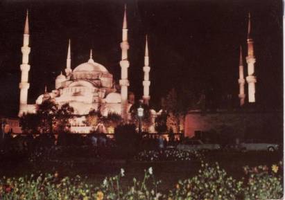 Istanbul Blaue Moschee - zum Schließen ins Bild klicken