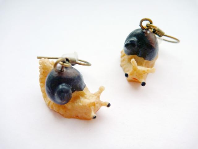 Snails Earrings - Click Image to Close