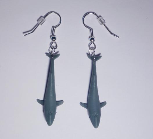 Blauwal Ohrringe - zum Schließen ins Bild klicken