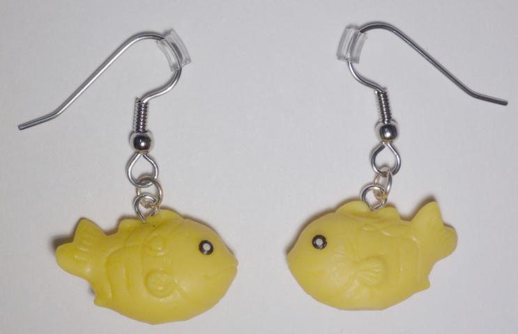 Fish Earrings - Click Image to Close