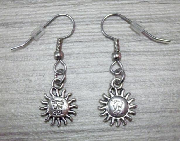 Sun Earrings - Click Image to Close