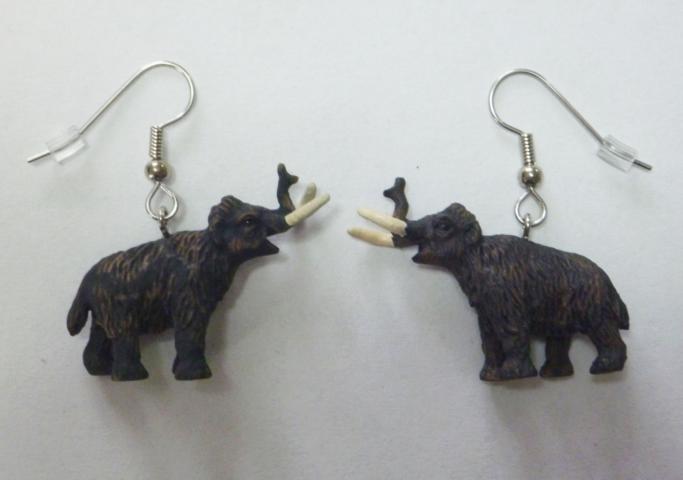 Mammoth Earrings - Click Image to Close