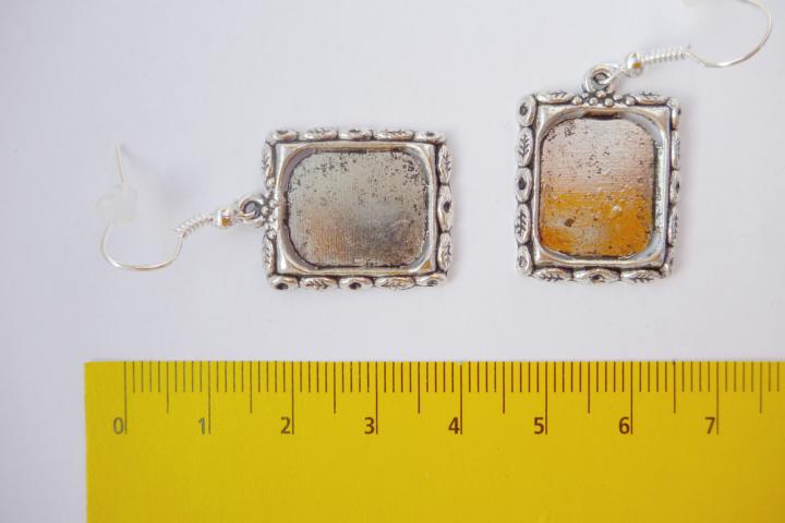 Picture Frames Earrings - Click Image to Close