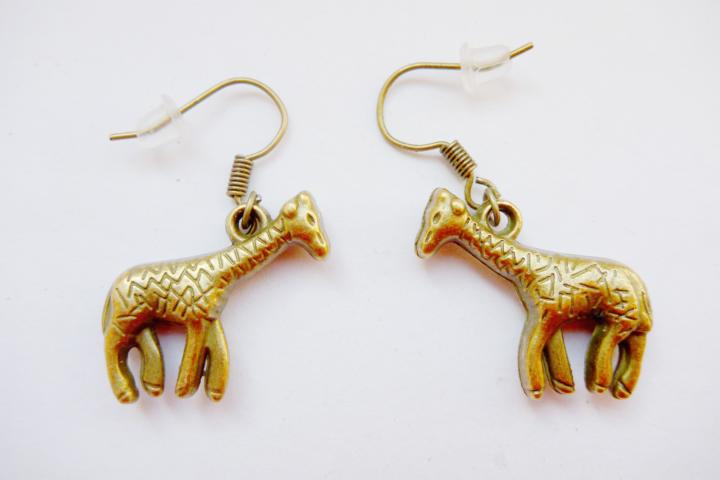 Giraffes Earrings - Click Image to Close