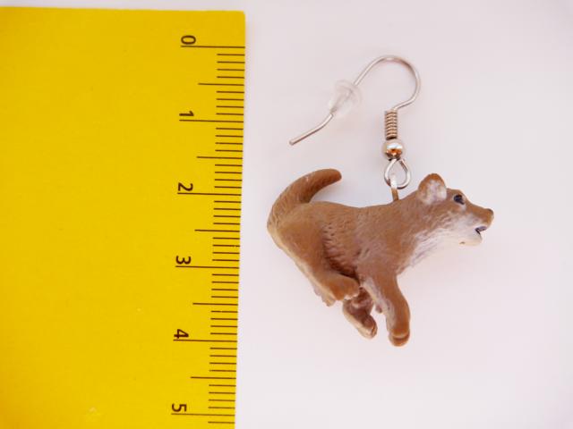Wolf Puppies Earrings - Click Image to Close