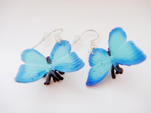 Schmetterling Ohrringe - zum Schließen ins Bild klicken