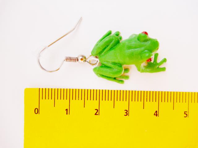 Frogs Earrings - Click Image to Close