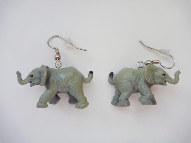 Elefanten Ohrringe - zum Schließen ins Bild klicken