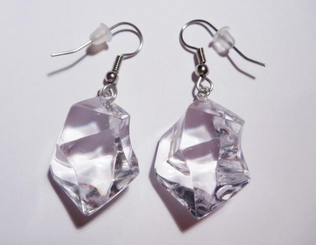 Splitter Stone Earrings - Click Image to Close