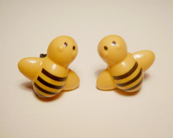 Bienen Ohrstecker - zum Schließen ins Bild klicken